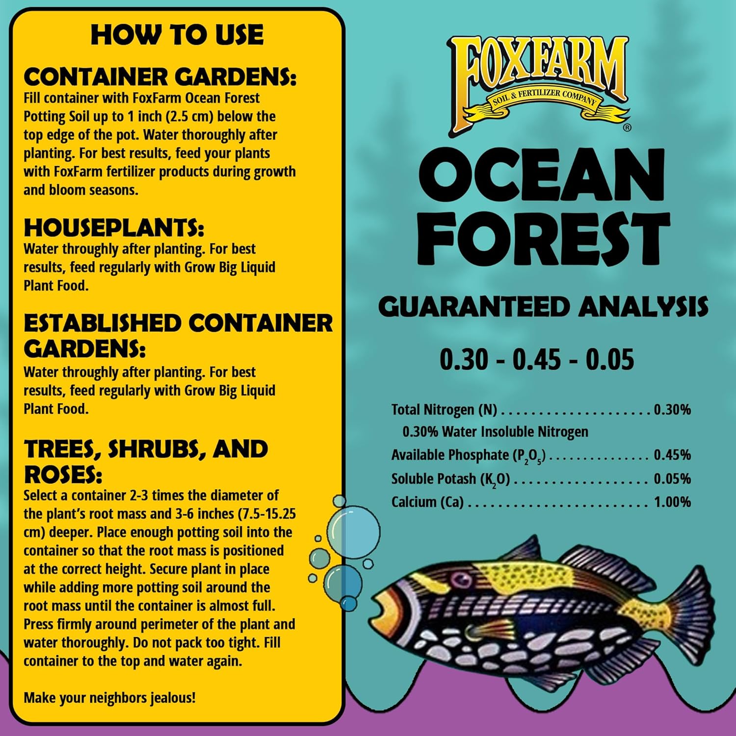 Foxfarm Ocean forest soil
